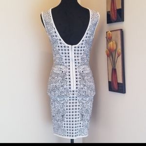 BCBGMaxAzria Jazmyne Jacquard Bodycon Dress